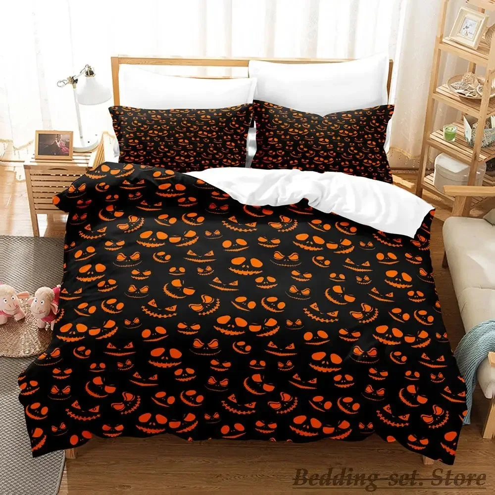 

Hot Halloween Flying Vampire Bedding Set Single Twin Full Queen King Size Bed Set Adult Kid Bedroom Duvetcover Sets Anime Bat