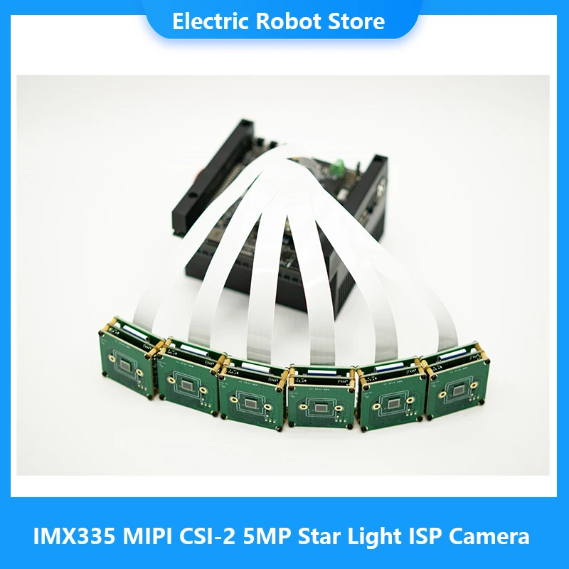 

CS-TX2-XAVIER-nCAM-IMX335 for Jetson TX2 Devkit and Xavier, IMX335 MIPI CSI-2 5MP Star Light ISP Camera Module