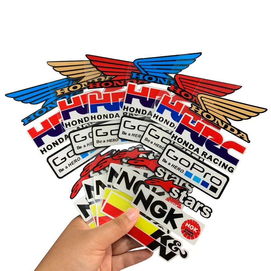 

New Motorcycle Side Strip Wings Sticker Car Styling Vinyl Decal for HONDA Motorcycle Reflective Stickers Decoration