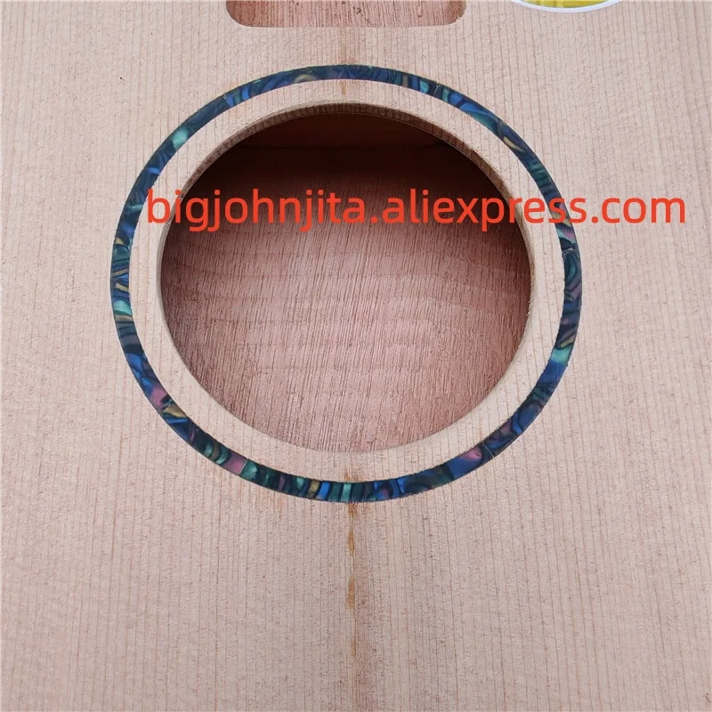 no paint Semi hollow 6 Strings TL Style Acoustic Guitar/Acoustic Electric Guitar Body, Spruce Panel Mahogany body    BJ774