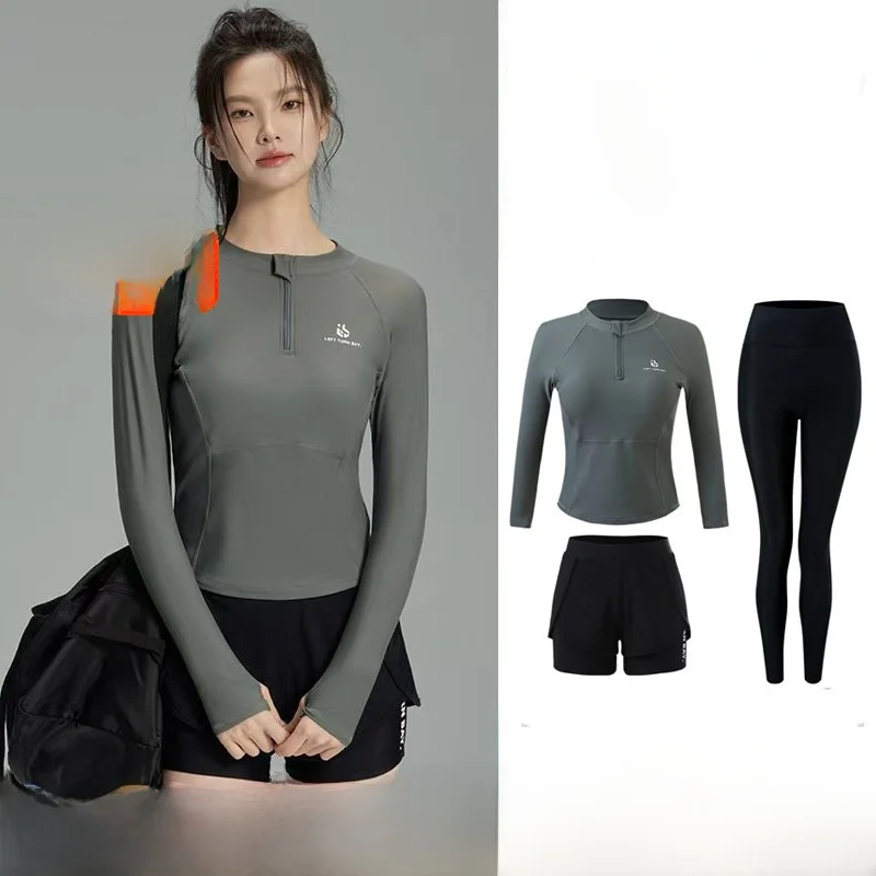 new-women's-two-piece-long-sleeve-surfing-suit-uv-protection-upf50-quick-dry-large-size-jellyfish-suit-for-diving-and-swimming
