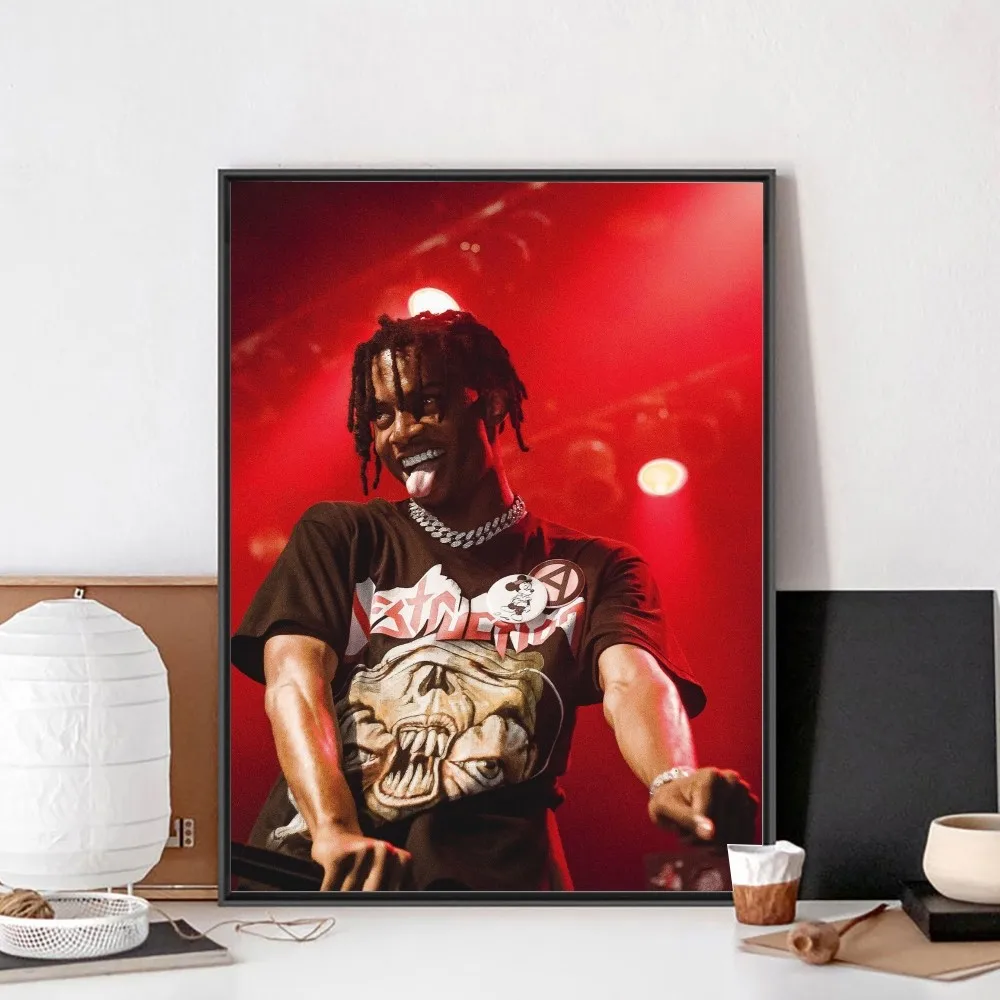 New Playboi Carti Music Star Portrait Poster Poster Kraft Club Bar Paper Vintage Poster Wall Art Painting Bedroom Study Stickers