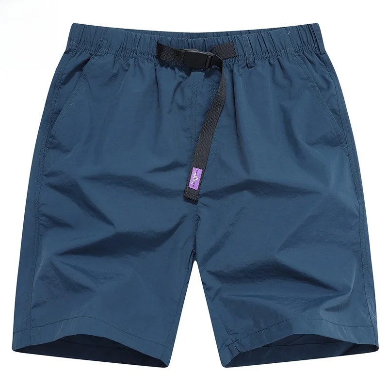 Qui Dry Pantaloni da spiaggia larghi casual da uomo per la casa Sport per il tempo libero Pantaloni medi elastici a cinque quarti Pantaloni estivi drng veloci