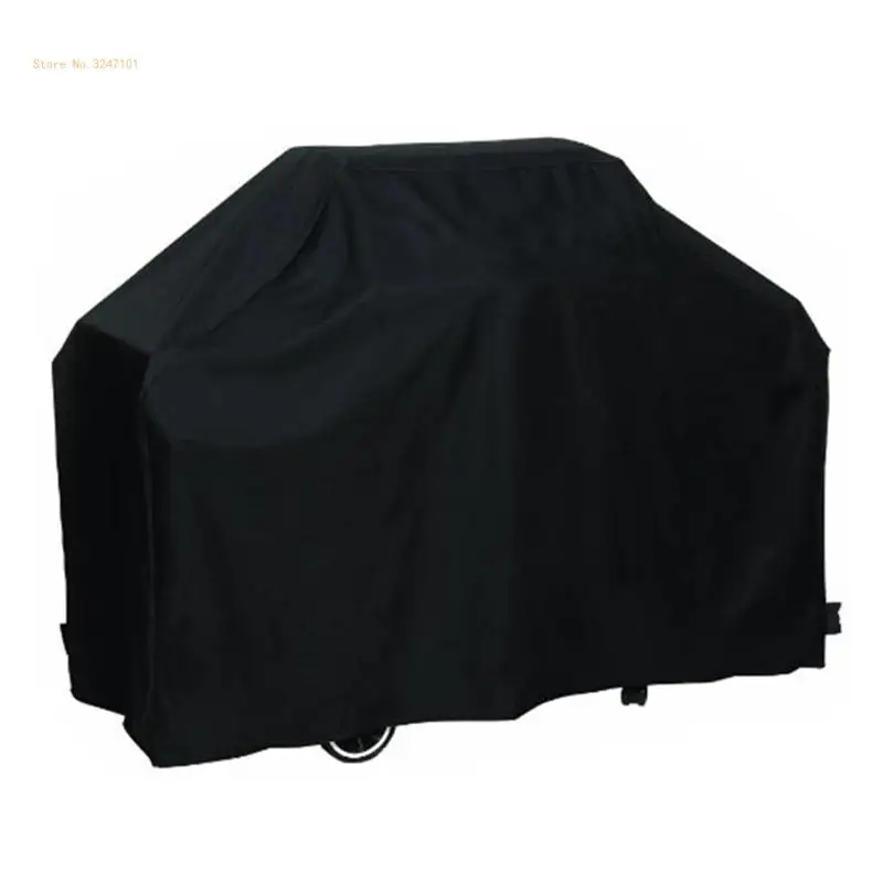 

Grill Cover Waterproof Outdoor Barbecue Cover Heavy Duty Charbroil Grill Cover 3 Sizes Black BBQ Accessories Dropship