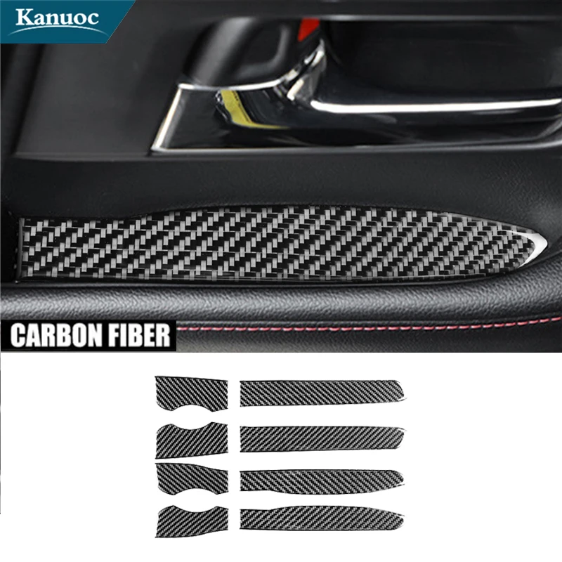 8 шт., наклейки на дверь из углеродного волокна для Toyota 4runner 2010 -2020