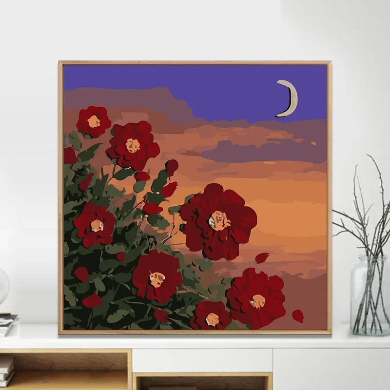 

2203856Digital Ainting, Digital Coloring, Plant Scenery, Flower Landscape, Decoration