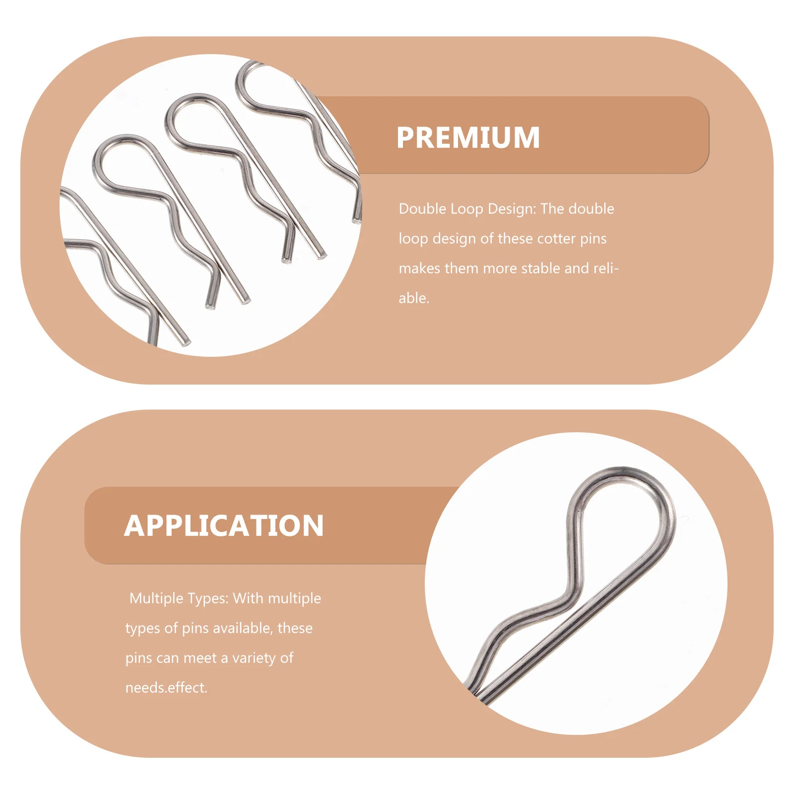 

20 шт. эластичный M1.6X32 пружинный фиксатор из нержавеющей стали, зажим для сцепного устройства для прицепа, трактора, косилки, аппаратного крепления