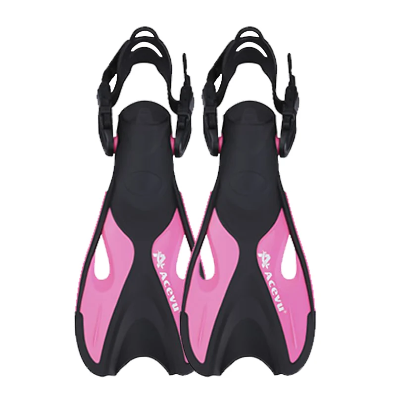 Adult children, swimming training fins, professional freestyle diving fins, adjustable duck fins