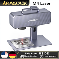 ATOMSTACK M4 Laser Marking Fiber Engraving Machine 12000 mm/s High Speed Metal Desktop Engraver For Silver Gold Metal Plastic