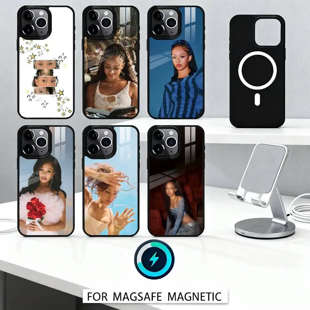 

K-KATSEYE M-Manon Phone Case Magnetic For iPhone17 16 15 14 13 12 Pro Max For Magsafe Wireless Charging Cover