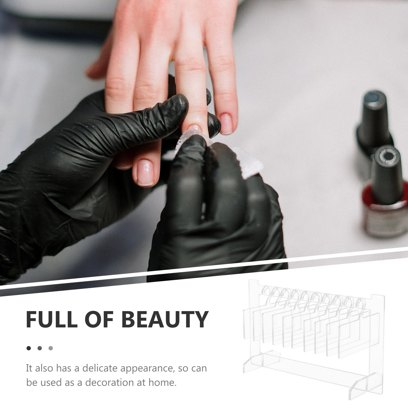 

1 комплект, доска для дизайна ногтей, прочный акриловый держатель для накладных ногтей, портативный органайзер для маникюра, принадлежности для маникюра