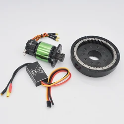 RC Turntable With Rotary Motor Engine 30A Bidirectional Brushless ESC For 1/14 Hydraulic Excavator Model Accessories