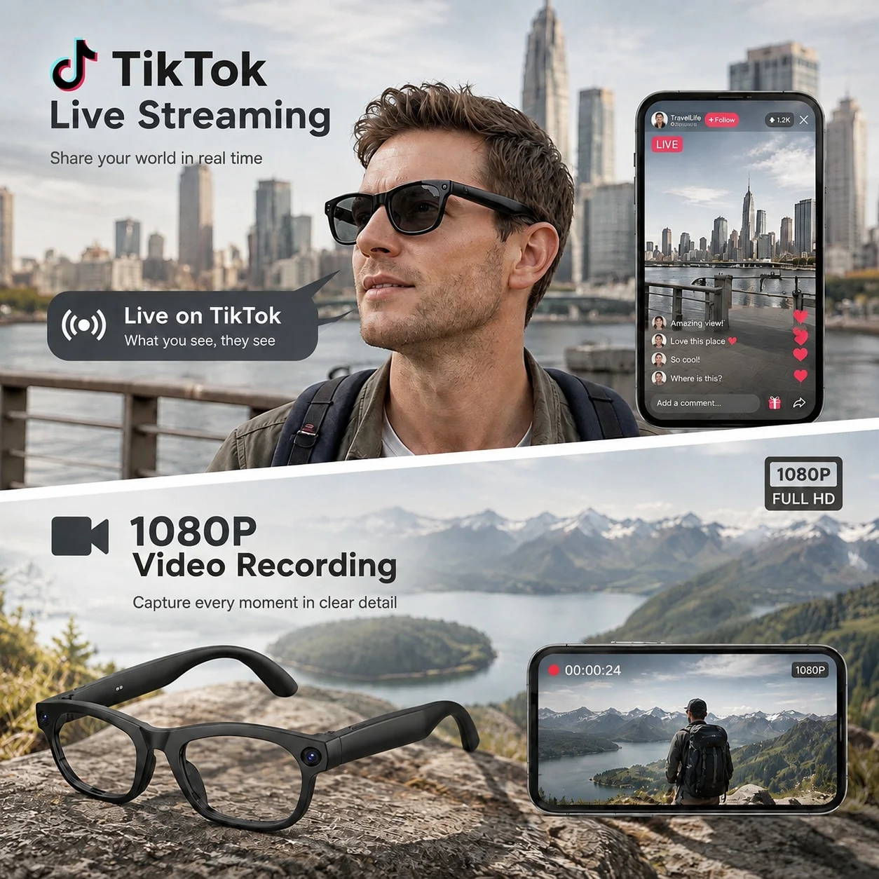 Gafas Inteligentes con IA 2026 - Audio Music Image reseña y precio