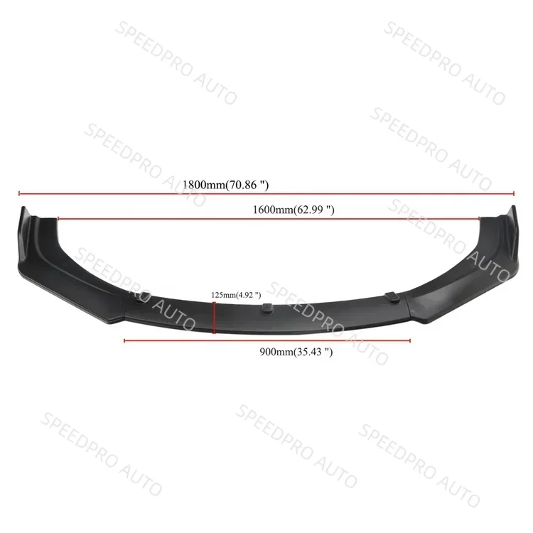 Front Bumper Lip Splitter Spoiler Body Kit For T0yota Celica 2000-2005 High Strength Sporty Bumper Lip Chin Splitter Diffuser - view 2