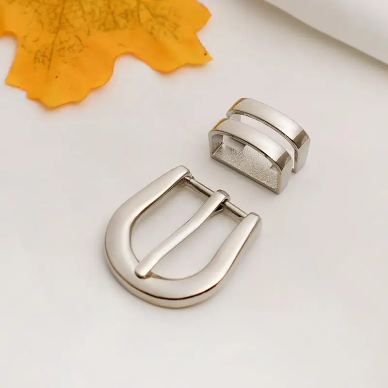 Belt Buckles 2cm Inner Diameter Metal Pin 1Pcs 2Pcs Replacement Hardware for Slim Waistband DIY Leather Projects