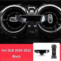 메르세데스 벤츠 GLB X247 EQB 2022 - 2020 용 자동차 휴대 전화 홀더 마운트 브래킷 GPS 스탠드 회전식 지원 액세서리