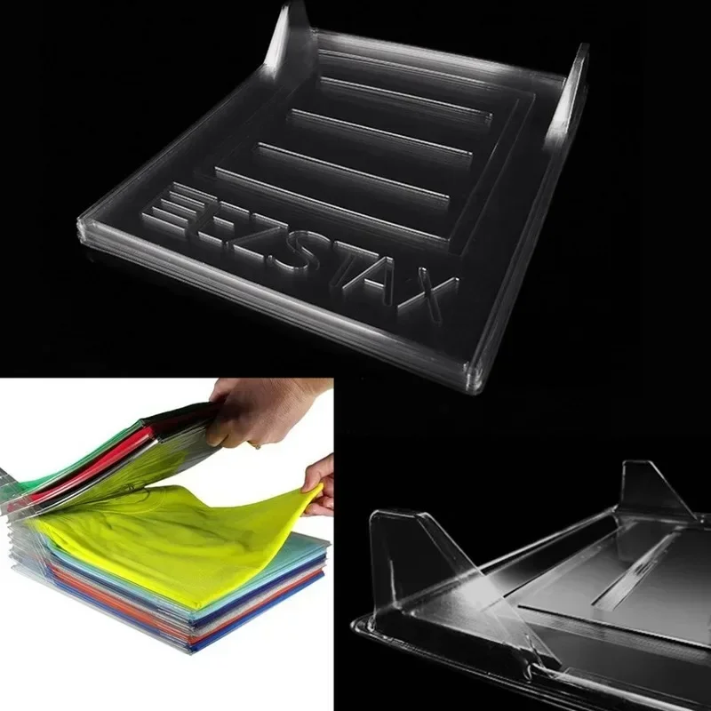 20 Pcs Creative Home Closet Clothes Folder Organizer Shirt Folder Documents Dividers T-Shirt Organization System