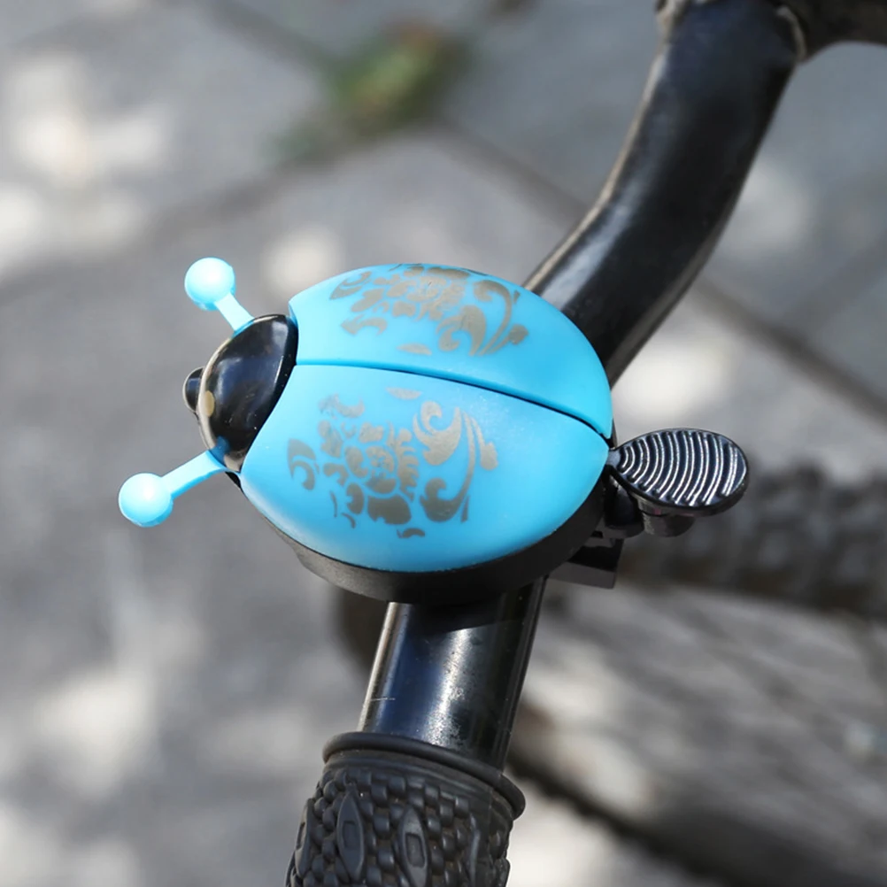 

2pcs Ladybug Bike Bell Cycling Ring 100db Loud Clear Sound Fits 21-23mm Handlebar Mountain Road Bikes Kids Child Mini Bells