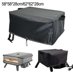 420D Oxford Cloth Waterproof Dustproof 17Inch Gas Pizza Oven Cover For Cozze 90347 Gas Pizza Oven Cover With Drawstr And Handle