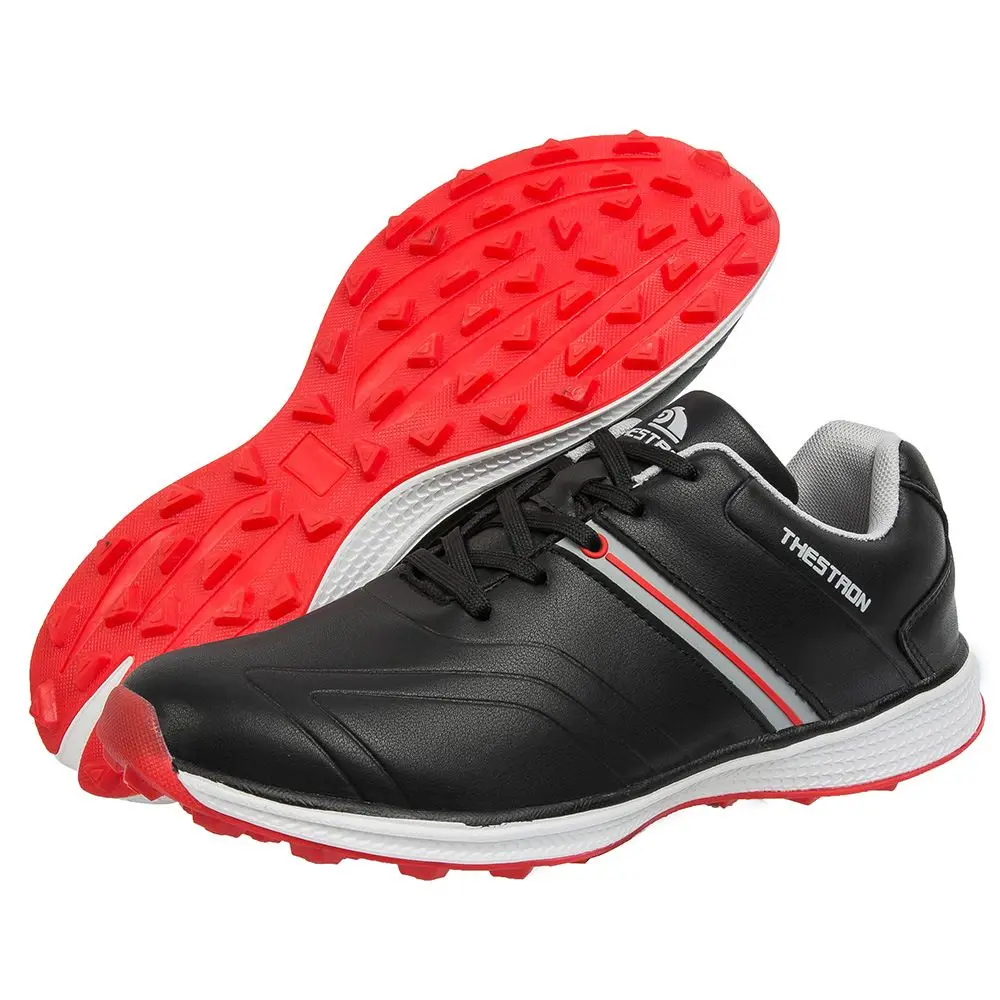 Herren große wasserdichte Golfschuhe Mikrofaser Obermaterial Herbst und Winter Golfschuhe Sport