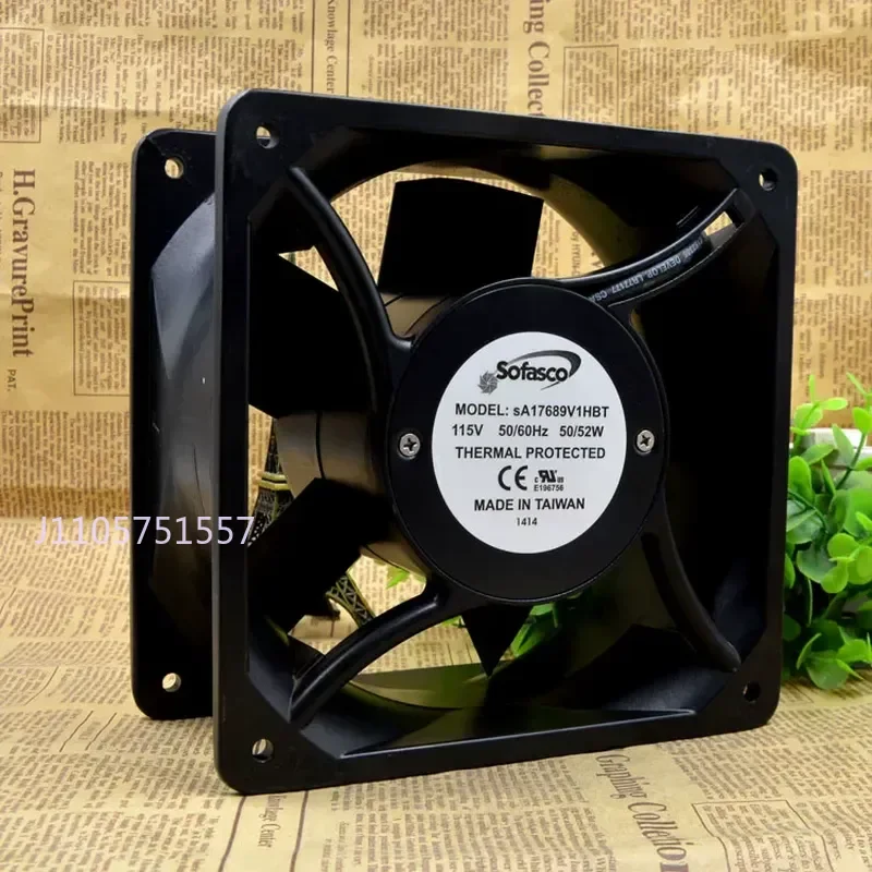 Double Ball Cooling Fan for Sofasco SA17689V1HBT 115V 50/52W 17689 17.6CM