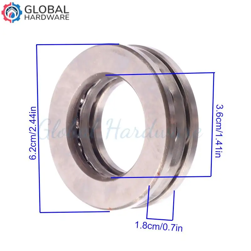 Deep Groove Ball Bearing Unique Design Hot Sale 51207 Bearing Not Lagging Series Thrust Ball Bearing