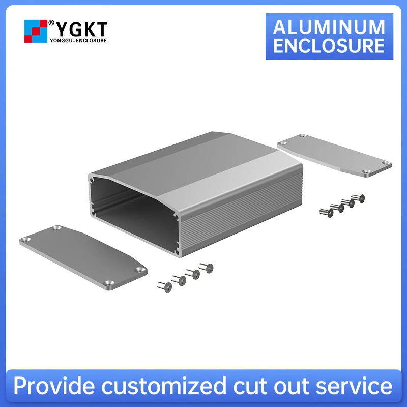 

Aluminum Electronic Box Heatsink Electronic Components Custom Housing PCB Board Integrated Sheet Metal Enclosure J10 64*25.5MM