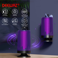 DEEWAZ 3000V Electric Shock Mosquito Killer 365nm UVA Lamp 360°Anti Mosquito Trap USB Recharge Hangable Mosquito Repellent Light