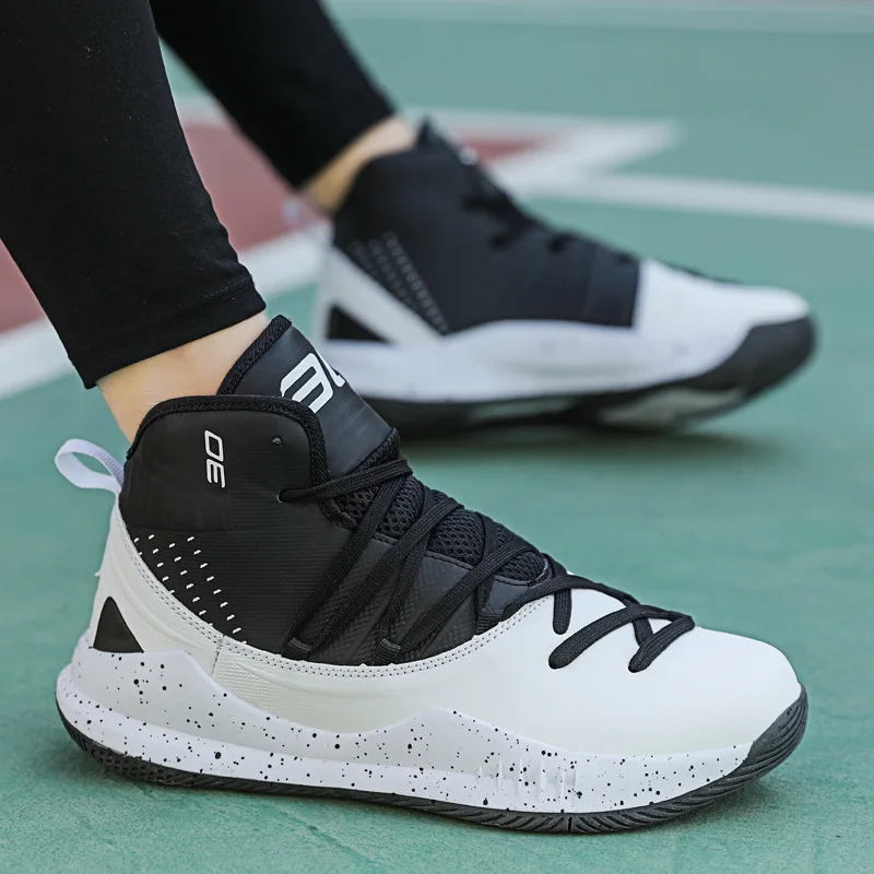 High Quality Basketball Shoes Men Sneakers Boys Basket Shoes Autumn High Top Anti-slip Outdoor Sports Dunk Shoes Trainer Women