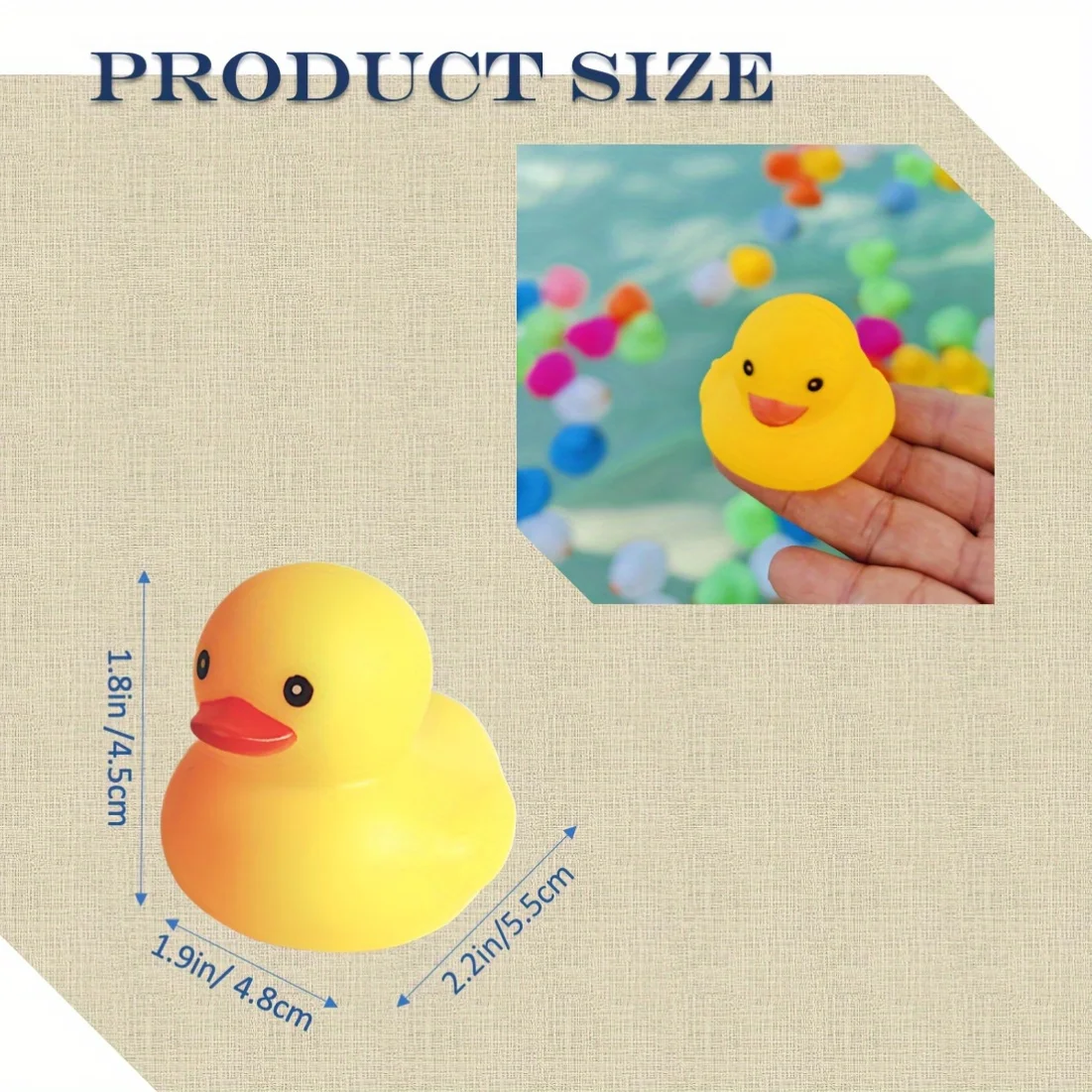 6pcs Rainbow Duck (Random Color), Holiday Party Decorations, Car Interior Decorations, Statue Ornaments