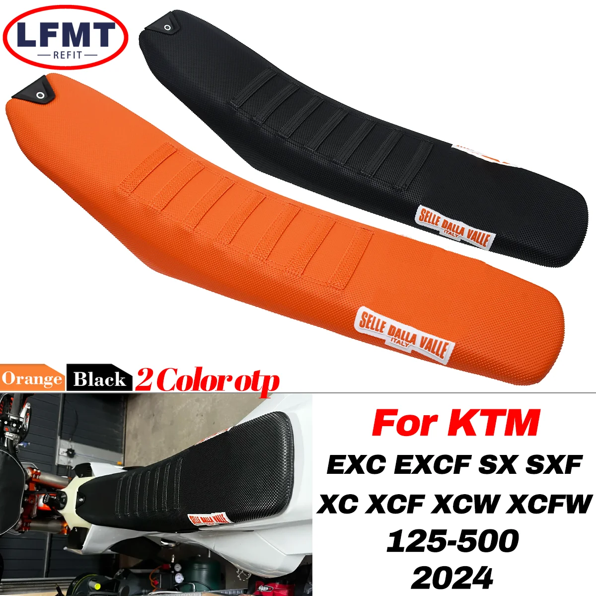 Motocross Bench Seat 30mm Lower Than Original For KTM EXC EXCF SX SXF XC XCF XCW XCFW 125 150 250 300 350 450 500 Motorcycle