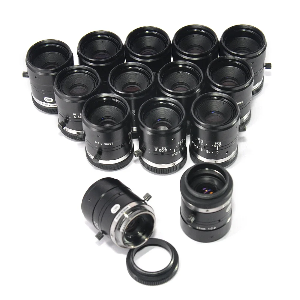 

25mm 1: 2.0 c Mouth Lens Manual Aperture Fixed Focus Industrial Lens Aperture 1 Inch Used Mirror Clean And Scratch-free