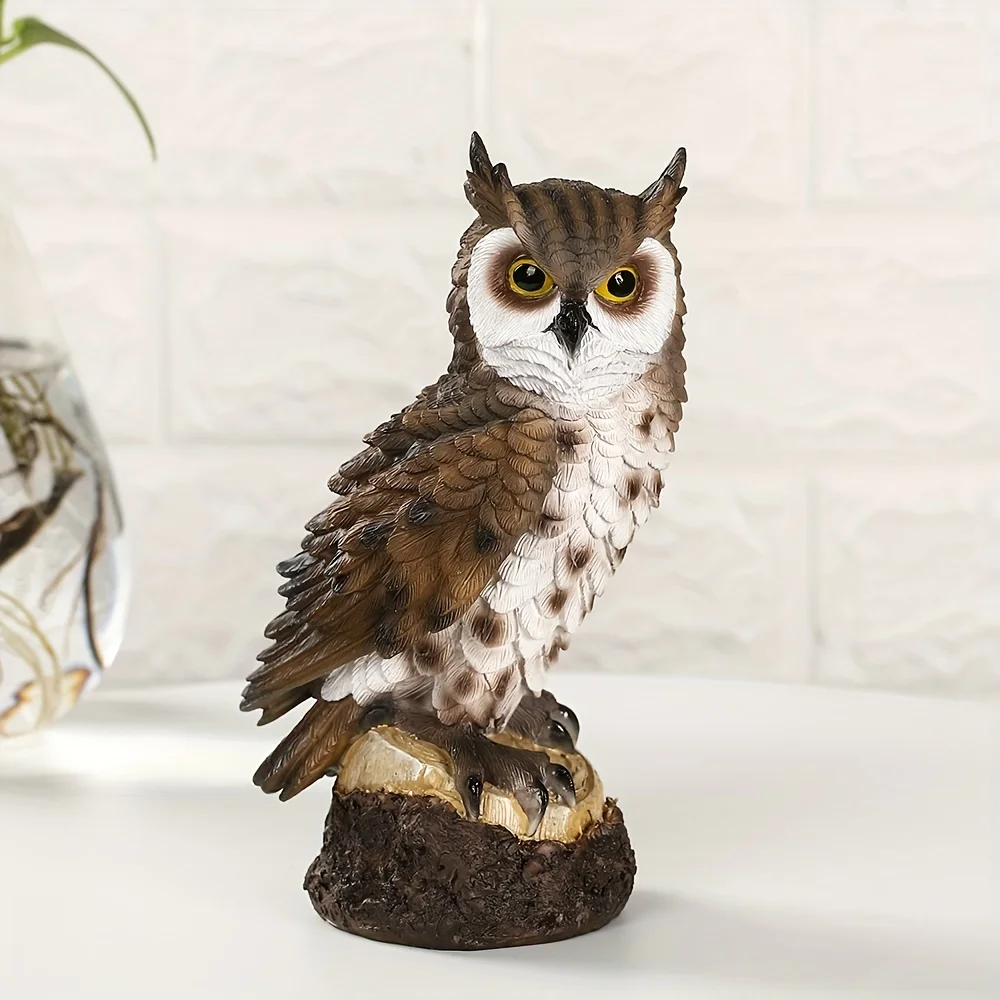 

Добавьте прикосновение в ваш сад с помощью этой очаровательной статуи декора совы!