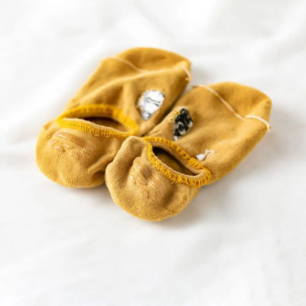 

10Pairs Fashion Cartoon Thin Boat Socks Animal Embroidery Sweet Short Socks Breathable Hosiery Invisible Ankle Socks Girl