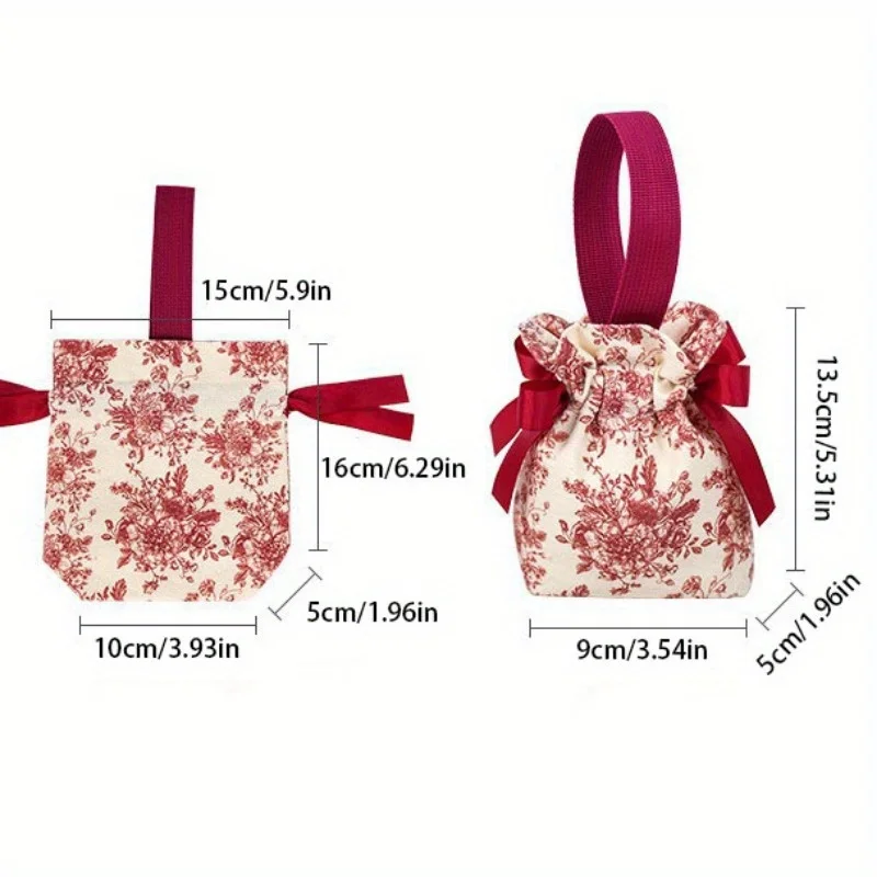 10pcs wholesale mixed package Eid gift canvas bag candy gift bag Muslim Islamic holiday party candy gift box children\'s gift