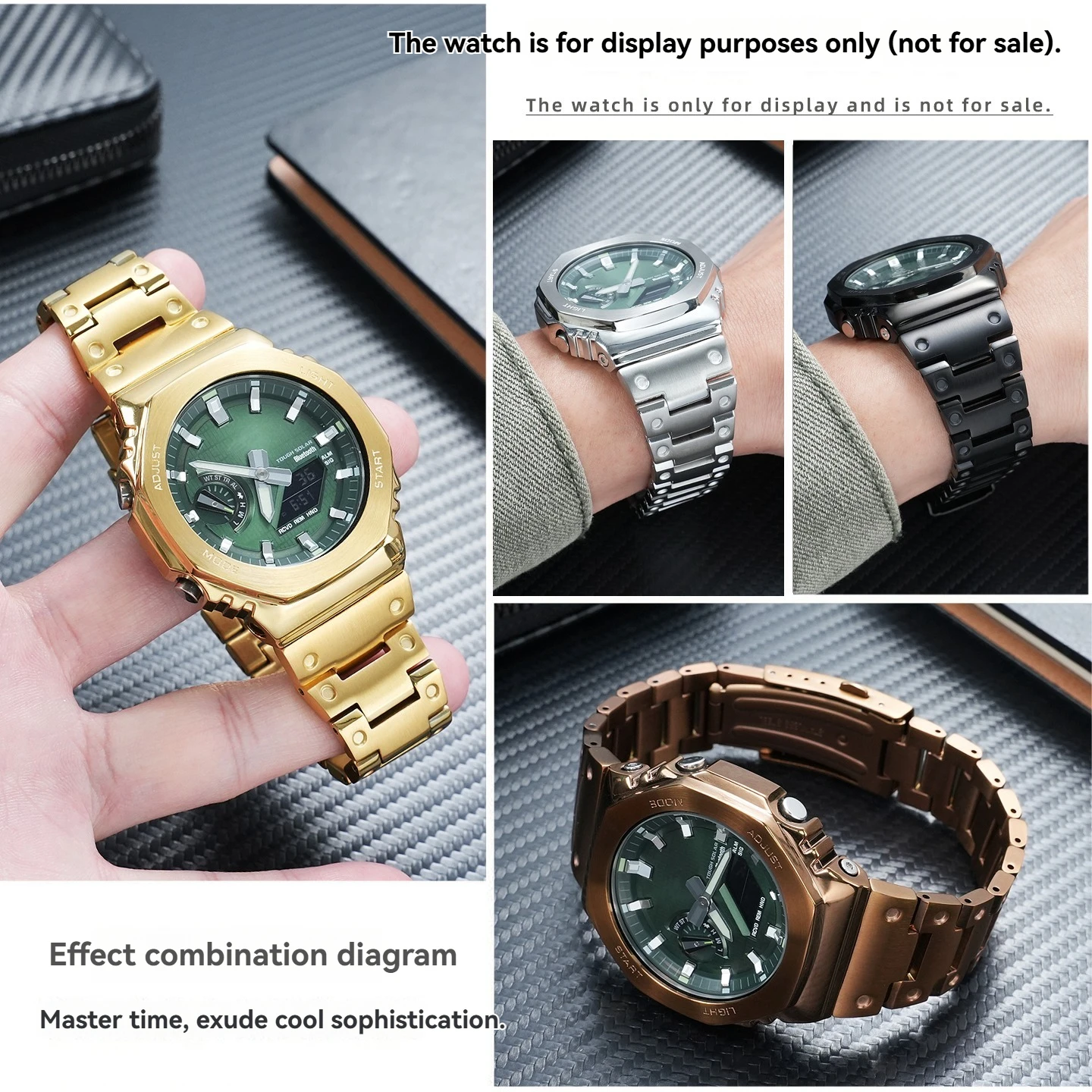 ชุดสายนาฬิกาและตัวเรือนสแตนเลส - Luxury Watch Casio บทวิจารณ์และราคา