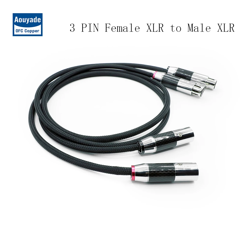 

Высококачественный HIFI 2-жильный ПВХ с серебряным покрытием 3-контактный разъем XLR «мама» — «папа» XLR 3-контактный балансный кабель аудиосигнала, провод линии