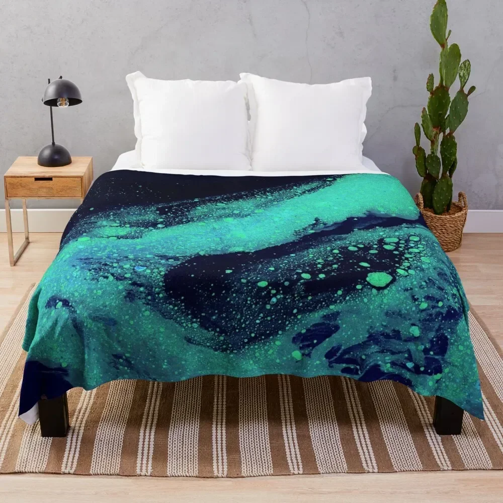 

Glow in the Dark 2 Throw Blanket Flannel Travel Quilt Sofas Blankets