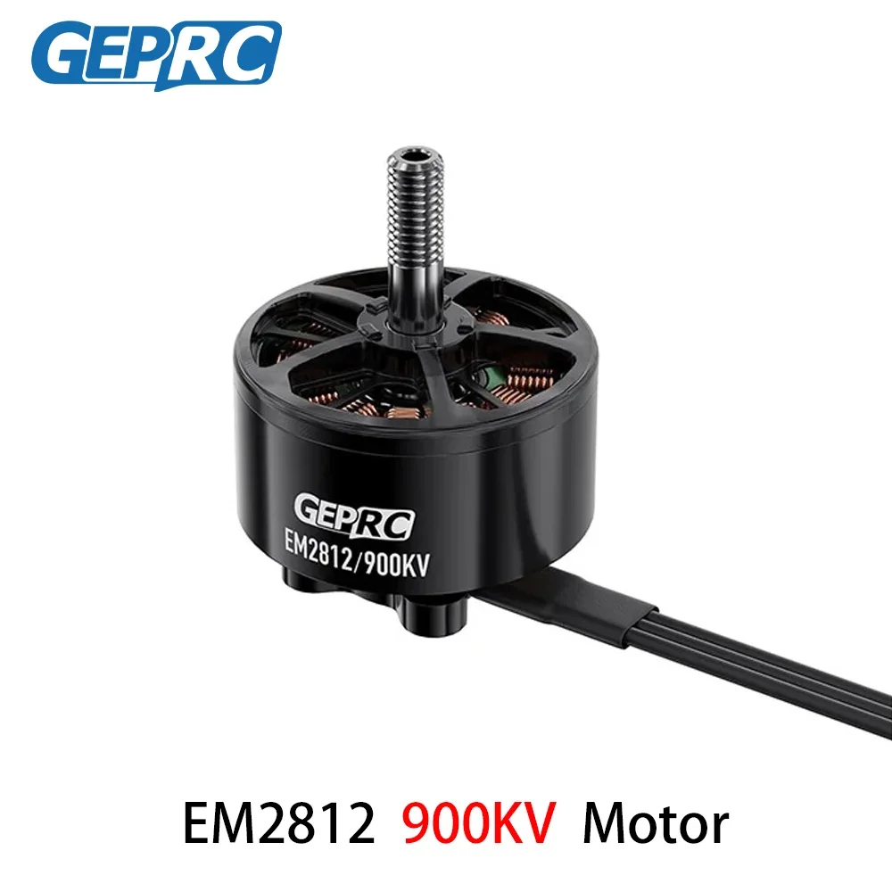 

GEPRC EM2812 Бесщеточный двигатель - 900KV 6S LiPo с высоким крутящим моментом для 7-9 дюймов FPV Фристайл Дальние дроны DIY Запчасти
