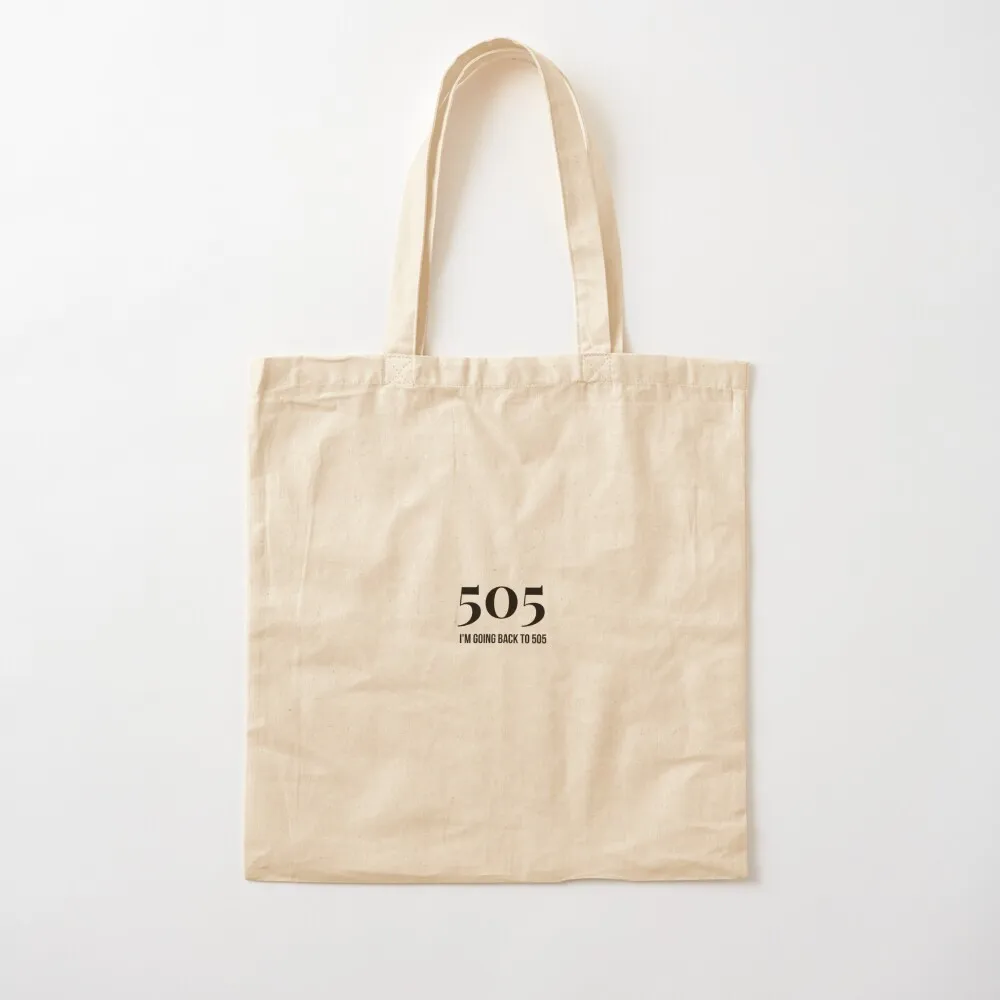 

I'm going back to 505 Tote Bag reusable grocery bags Women bags shopping bags foldable Canvas Tote Bag