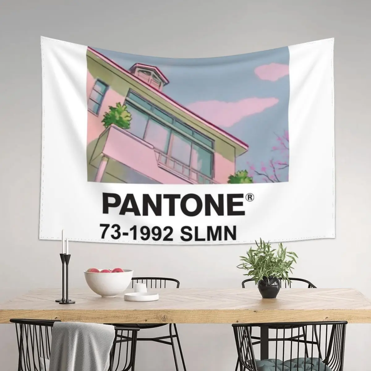 

PANTONE 90s Anime Tapestry Home Decorators Bed Room Decoration Nordic Home Decor Outdoor Decoration Tapestry