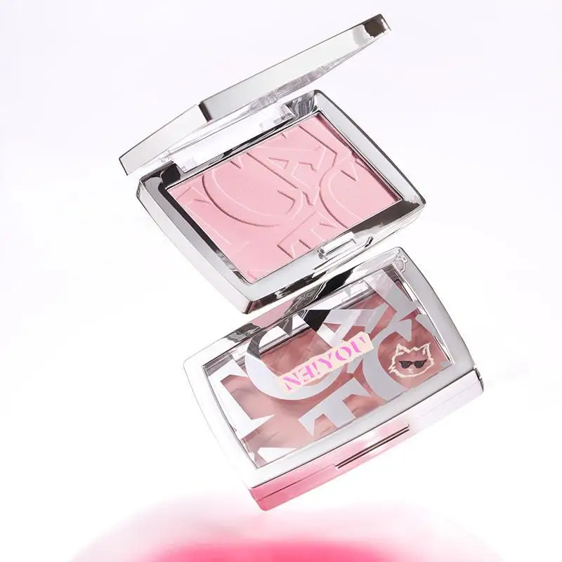 Neiyou Reliëf Poeder Blush Perzik Roze Koraaltint Reliëf Blush Palet Bruine Wang Contour Rouge Cosmetica Gezicht Make-Up