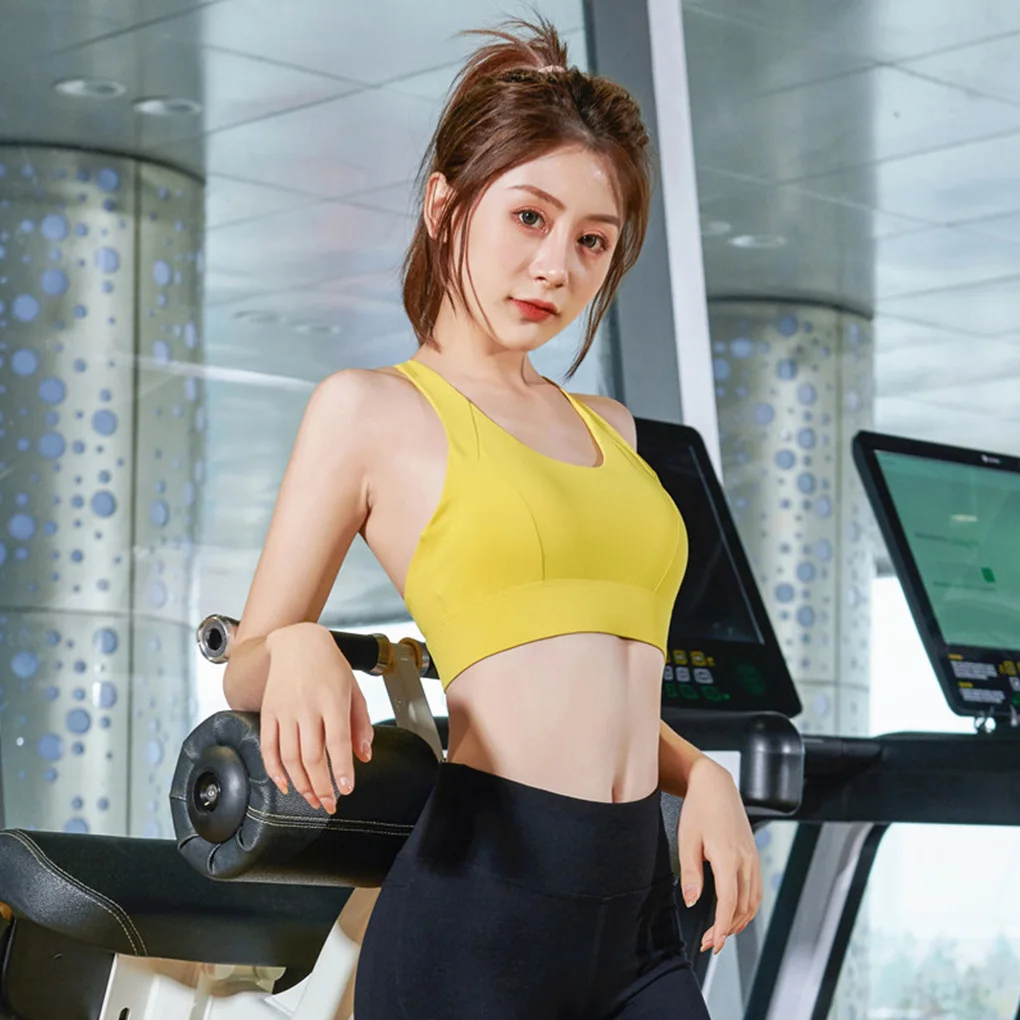 حمالة صدر رياضية للنساء، ملابس علوية للتمرين في صالة الألعاب الرياضية قابلة للتعديل، xL، أسود #3