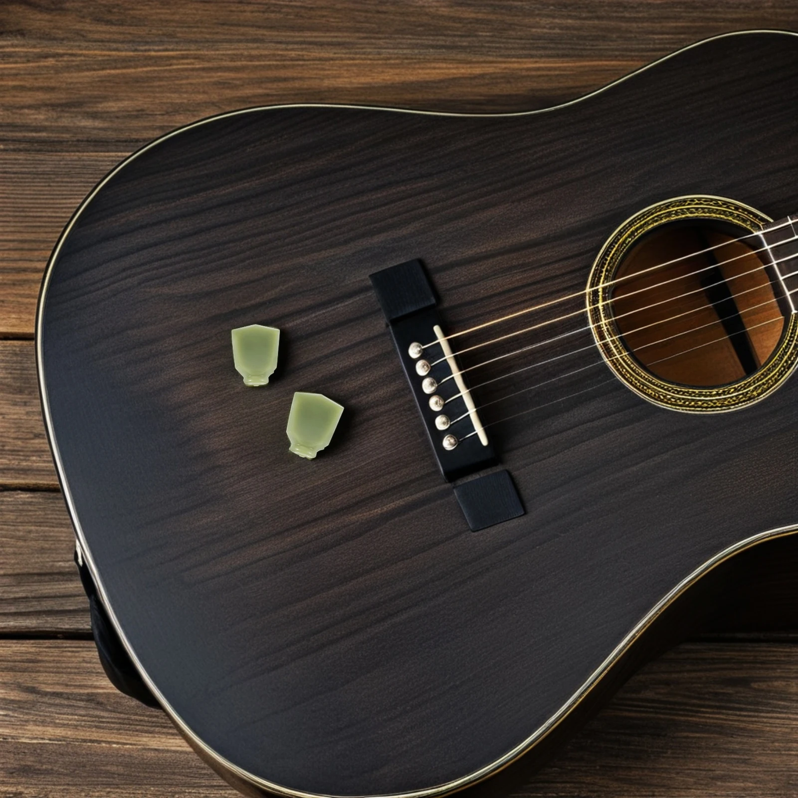 

6pcs Peg Handles Sturdy Plastic Easy Install For Electric Bass Acoustic Electric Guitar Knobs Guitar Accessories