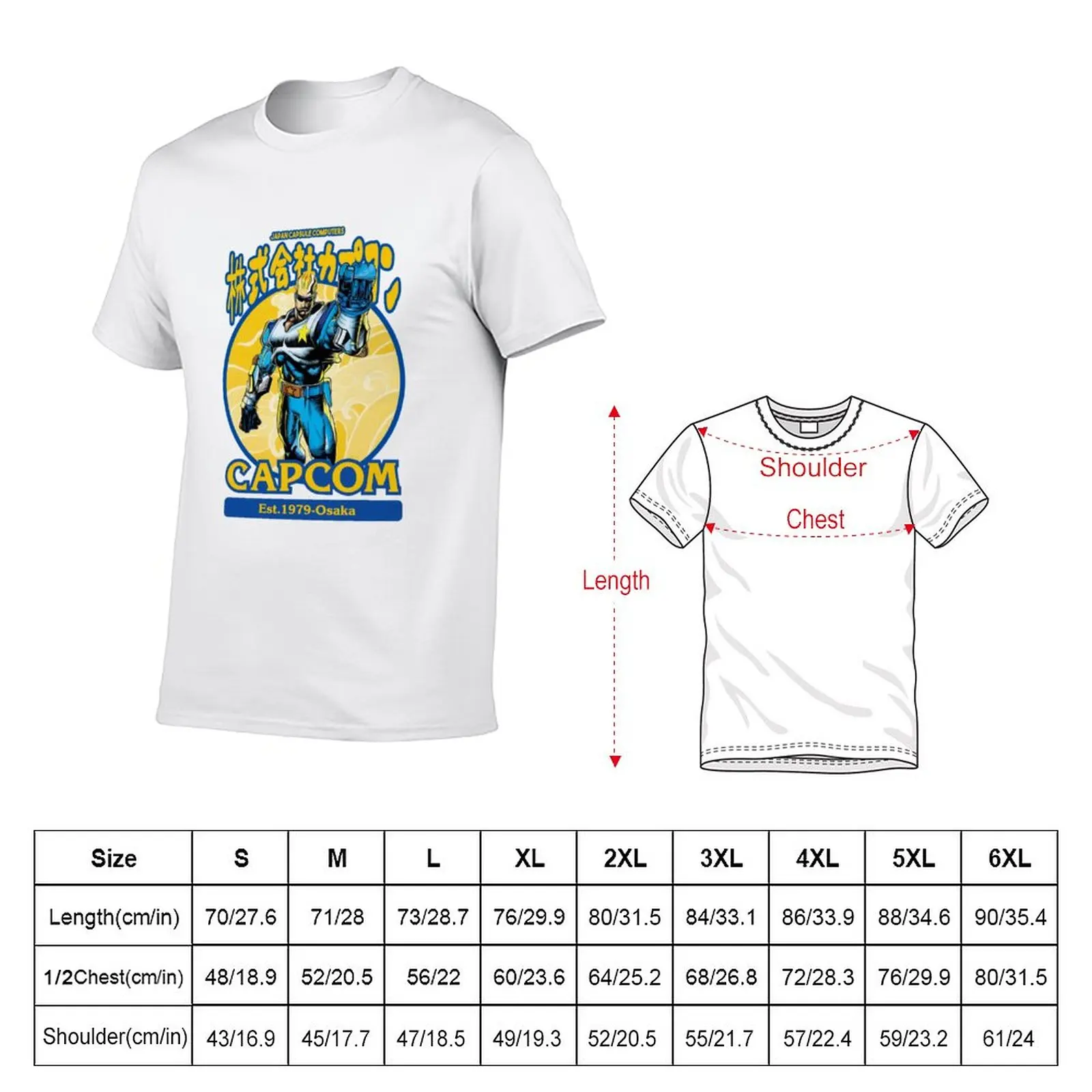 New Japan Capsule Computers T-Shirt vintage clothes funny t shirts plus size t shirts summer top t shirts for men pack