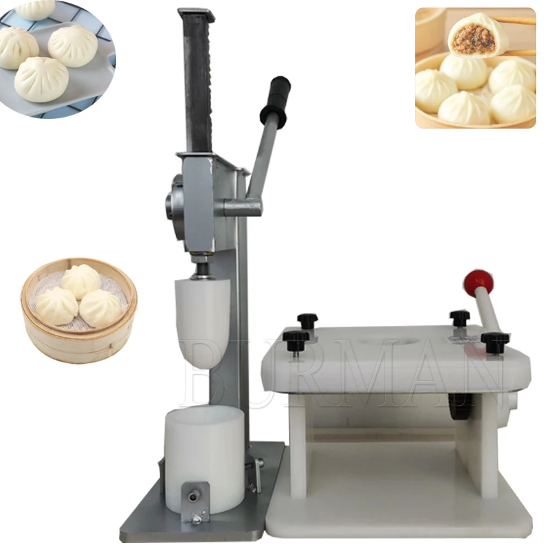 Manual Steamed  Baozi Mini Hand Operation Machine For Breakfast Shop