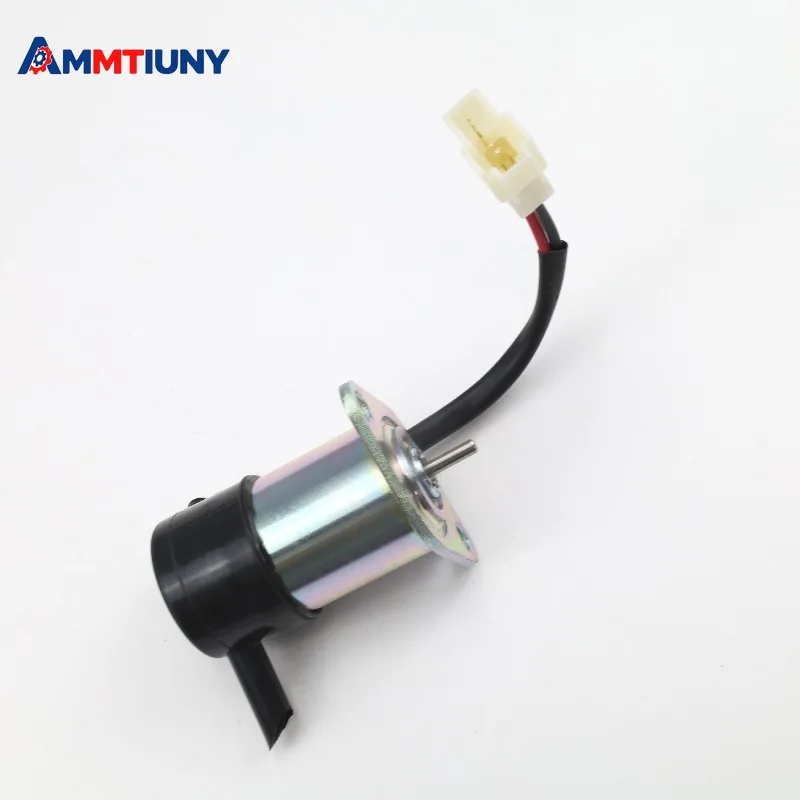 

1PCS 12V Fuel Shutdown Solenoid Valve 16271-60012 052600-4151 for Kubota D1105 D1005 V1505 Engine BX2200D BX23D BX2660D FZ2400