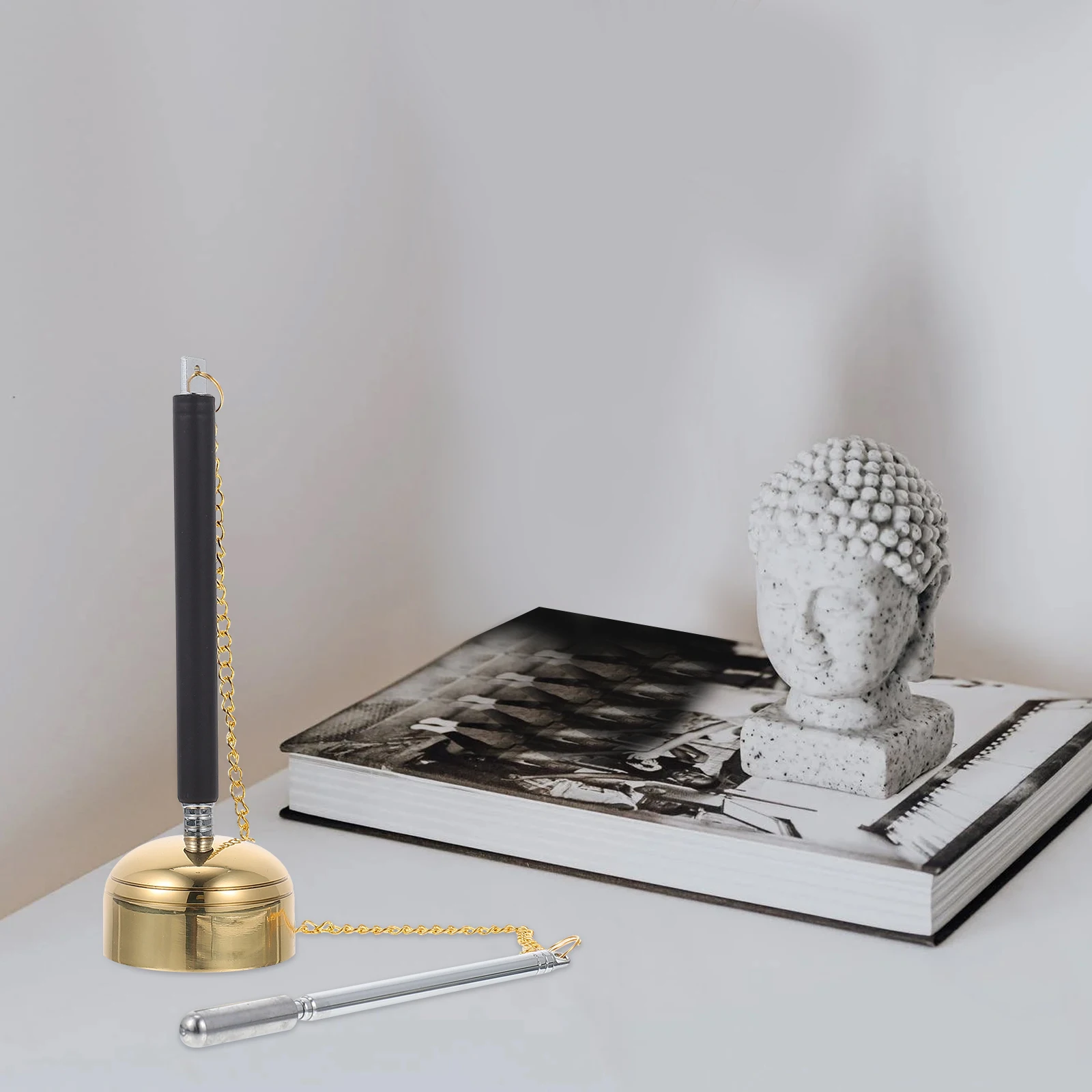 

1pc Flexible Chime Supply Temple Ritual Utensil For Meditation Room Decoration Light Portable Resonance Instrument