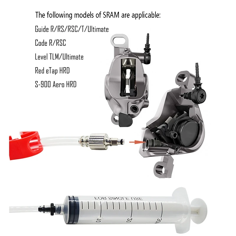 Olie Schijf Rem Ontluchting Kit Gereedschap Olie Vulling Joint Voor Sram S4 Rand Sram Rem Bleed Kit