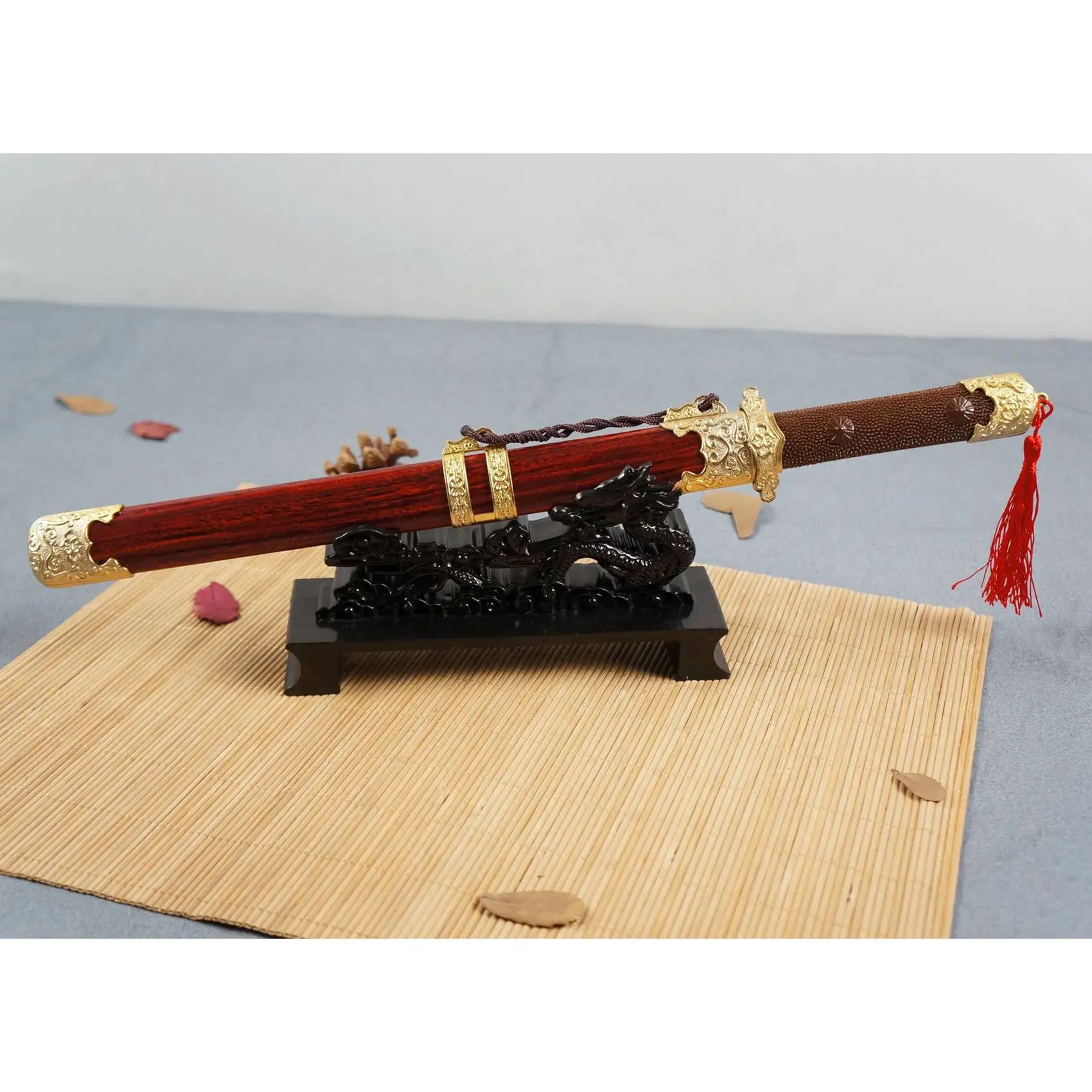 Сейчас в тренде, цельная подставка для меча в форме китайского дракона, подходящая подставка для меча для путешествий, декоративная подставка, общий подарок